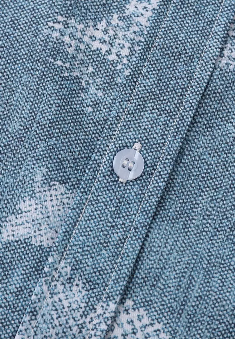 夏威夷印花短袖襯衫 YL-C298