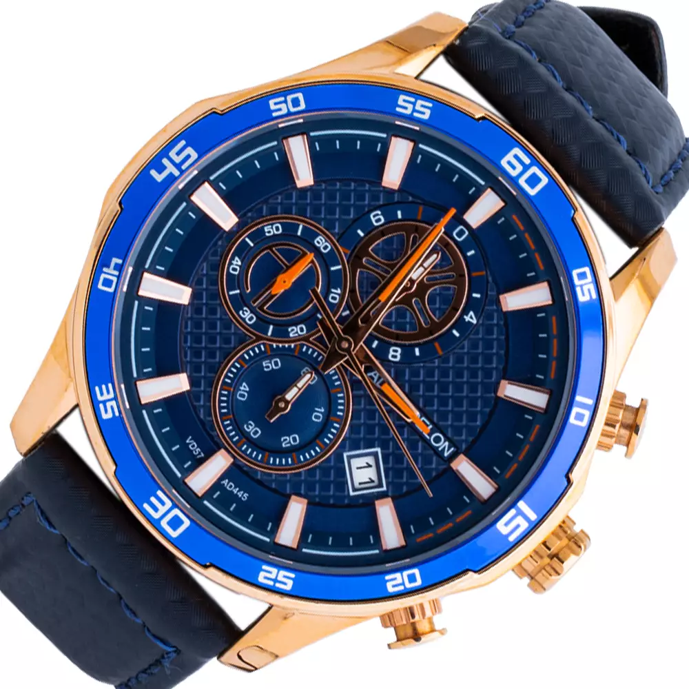 Jam Tangan Alain Delon Jam Tangan Pria AD445-1582C Original