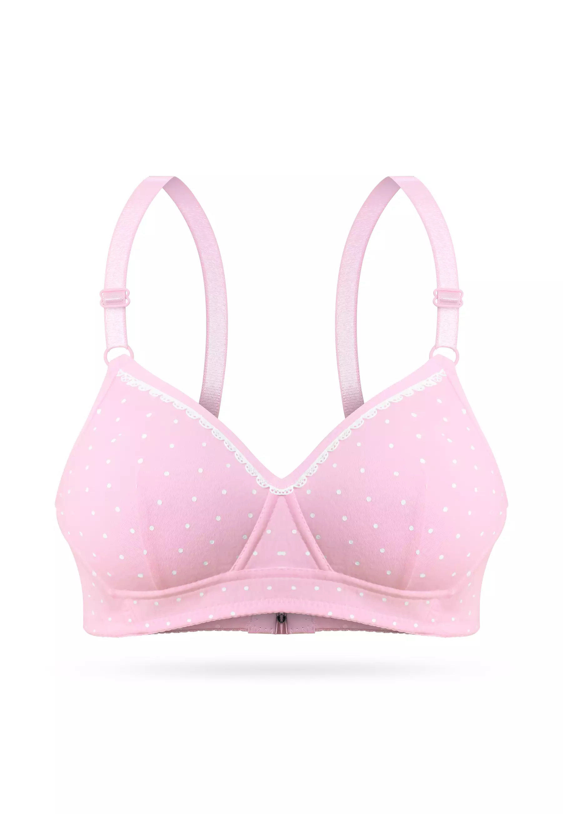 You've ( YouHave ) BH Wanita Bra Pakaian Dalam Wanita BH BeHa Be Ha Bra Remaja Busa Tipis Step One Tanpa Kawat Bra Polkadot 100206