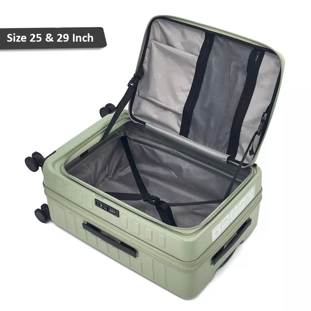 Navy Club Iconic Koper Hardcase - Koper PC 4 Roda Putar TSA Lock - Size 20/25/29 Inch Free Cover Koper