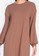 ZALORA BASICS brown Rib Sweater Dress BD8D0AA77066F3GS_3