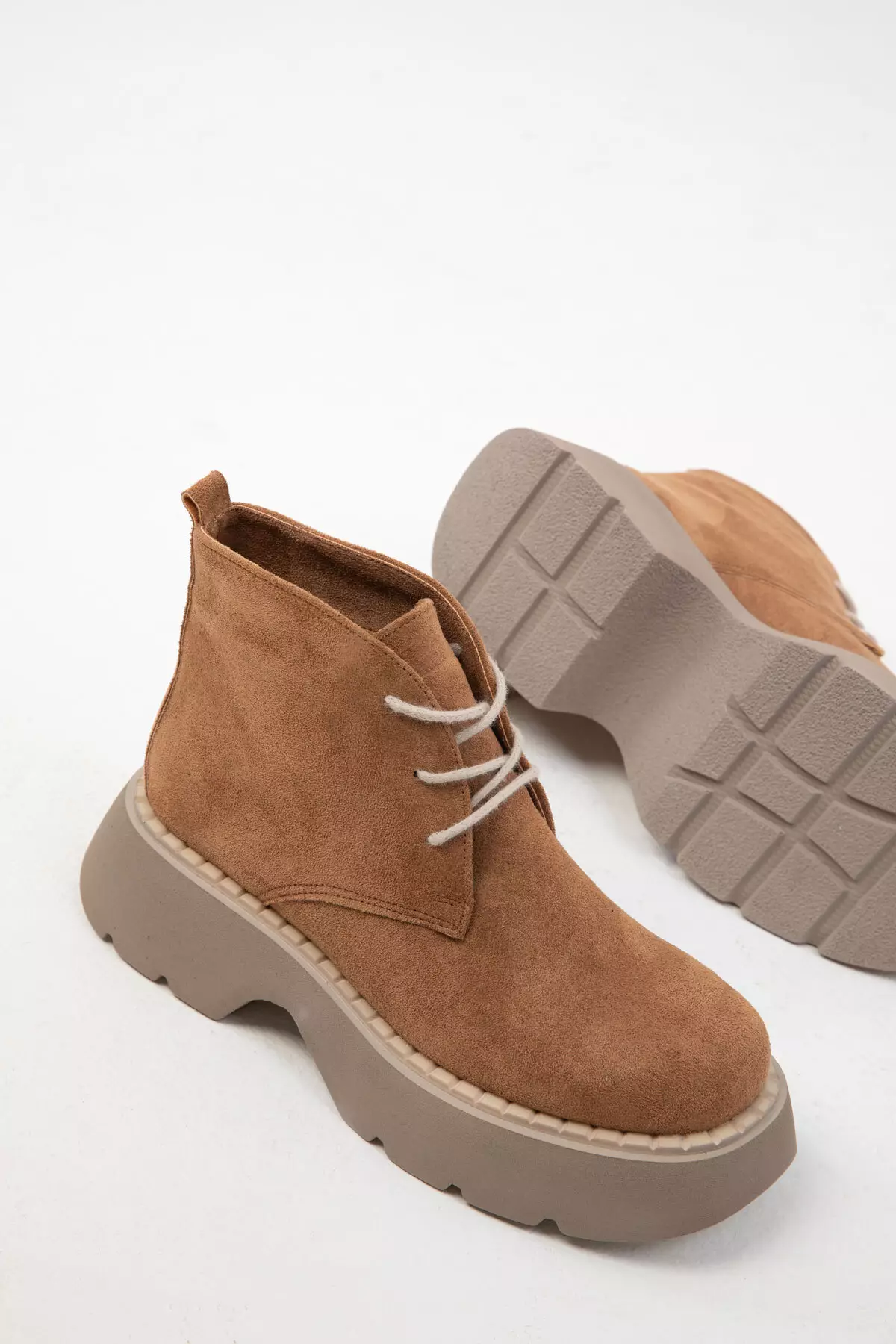 Tan Suede 19928 Boots & Booties