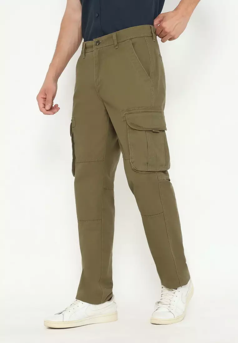 RBJ Celana Cargo Panjang Regular Fit Cotton Premium Pria