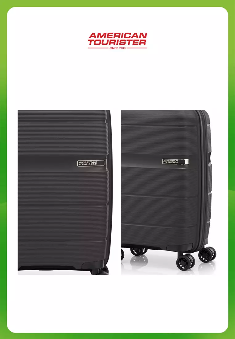 American Tourister Koper Hardcase Linex Spinner 20 Inch TSA ASR- Titanium