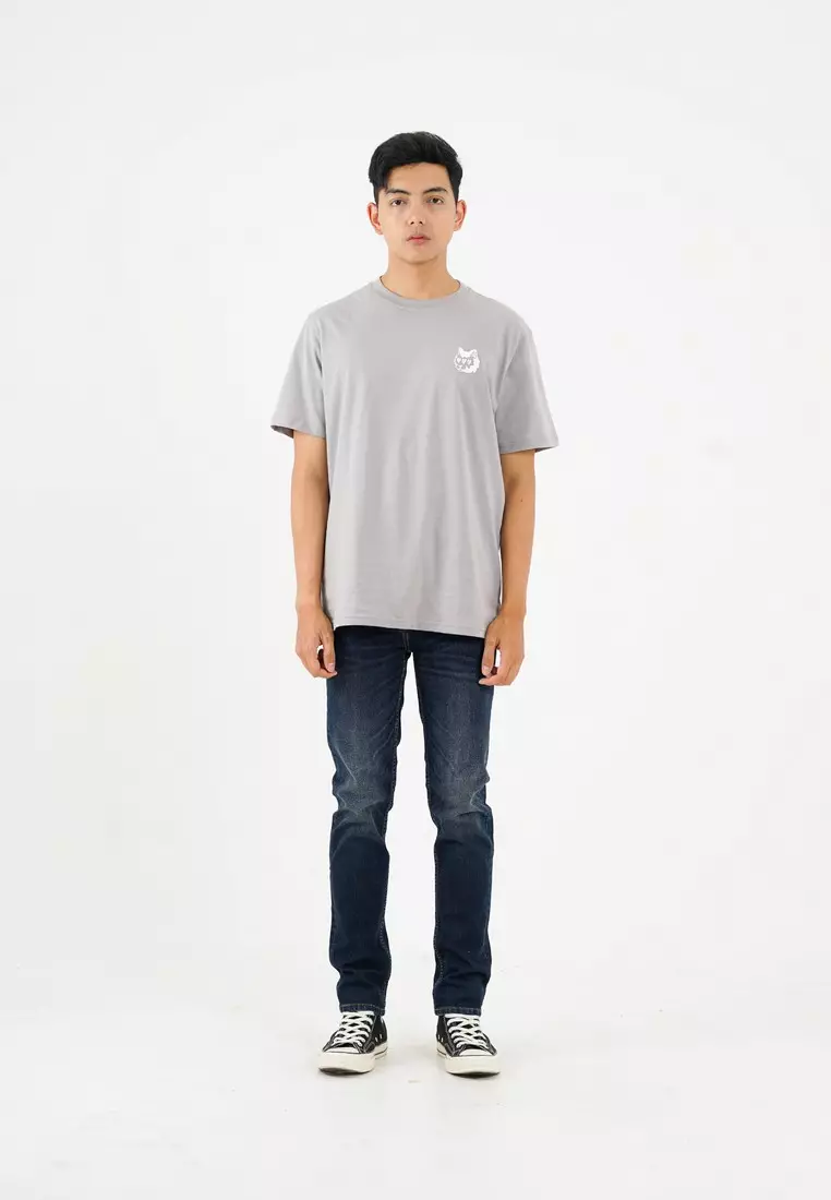 3Second Men's T-Shirt Short Sleeve Regular Fit Cotton Gale 371224