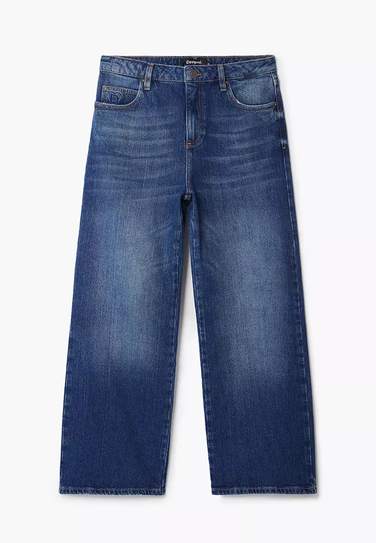 Desigual Woman Pink culotte pants.