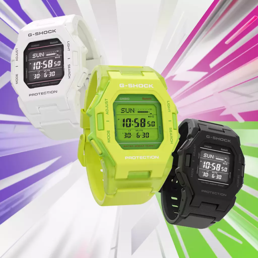 Casio G-Shock Jam Tangan Pria dengan format Digital GD-B500-7DR