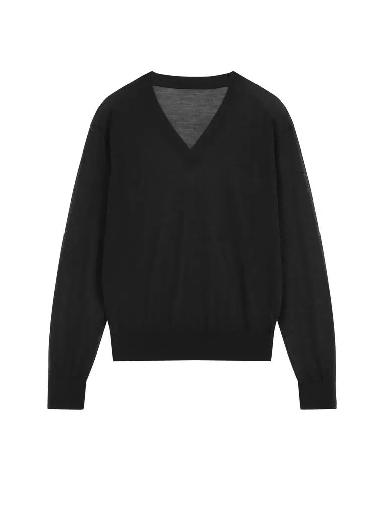   Long Sleeve Pullover Knit Sweater