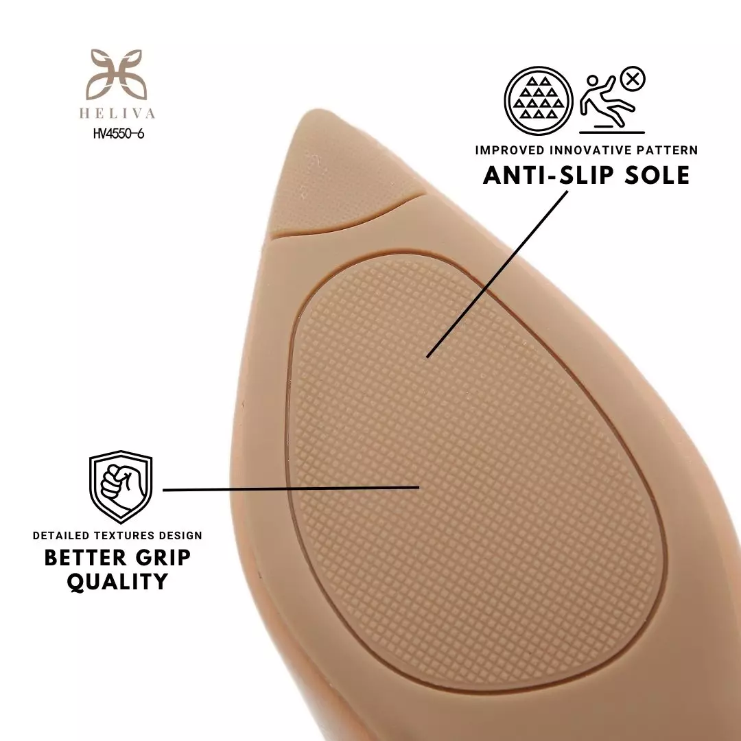 Heliva Miretta Pointed Toe Flats with Luxe Rhinestone Bow & Polished Silhouette HV4550-6