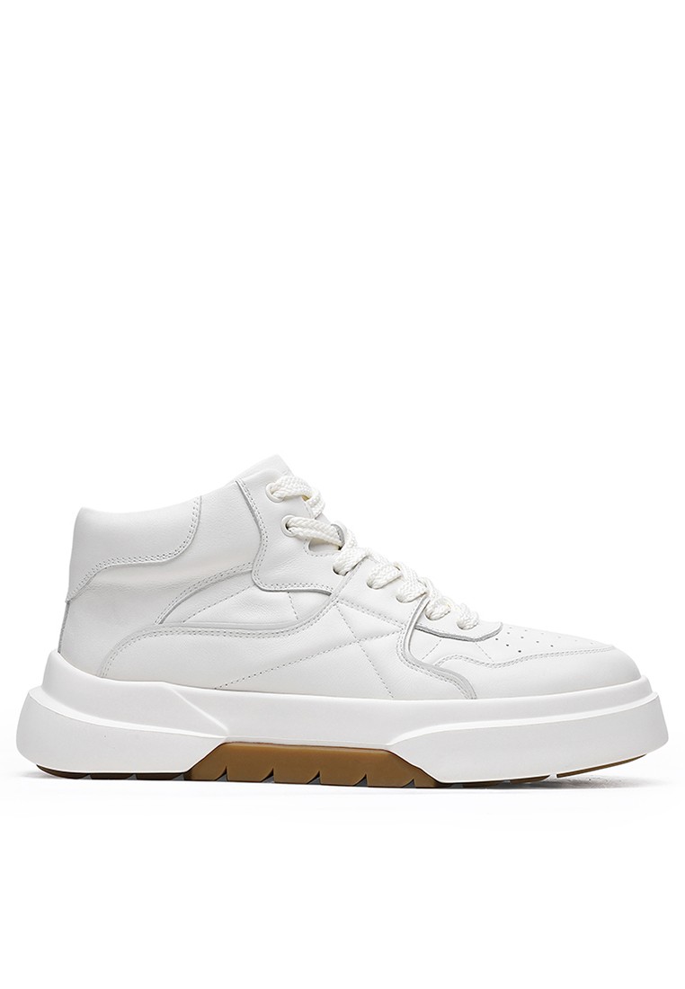 High Top Grain Leather Sneakers DS33139H