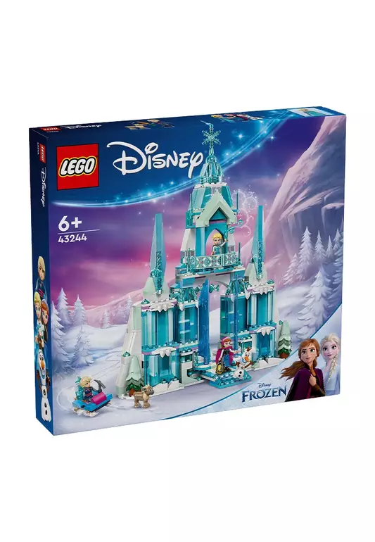 Disney Princess 43244 Elsa's Ice Palace, Age 6+, Building Blocks, 2024 (630pcs)