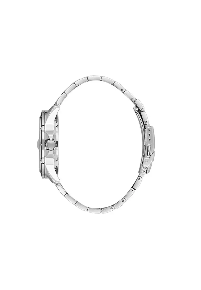 Premium Men's Analog Watch Silver Stainless Steel DK.1.14066-1