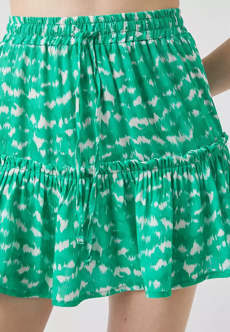 Pattern Mini Skirt