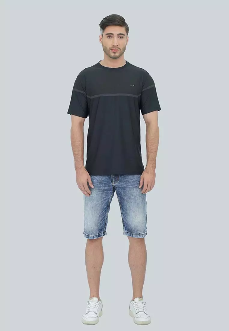 LGS - Kaos Olahraga Quick Dry - Slim Fit - Warna Variasi - Running - Tenis - Katun Nyaman