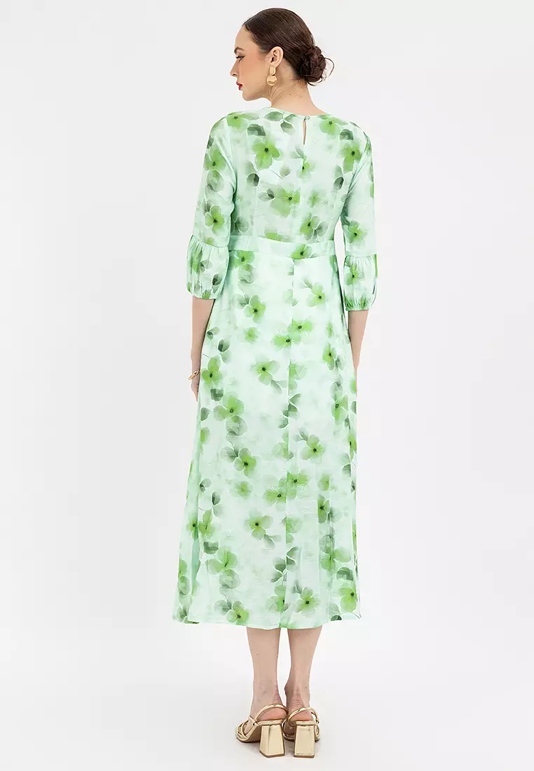 AUBREY Printed Maxi Dress