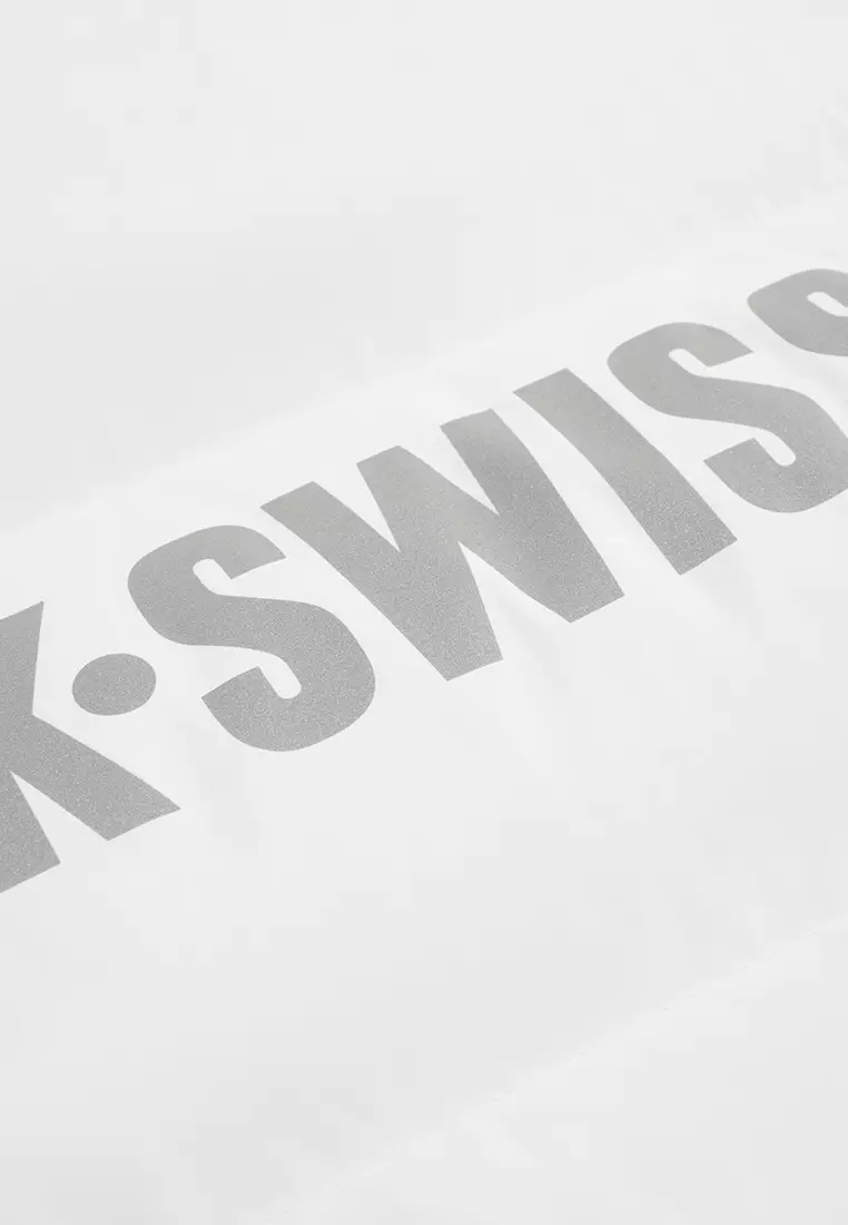 女裝 K-SWISS LOGO 防風長版鵝絨羽絨外套