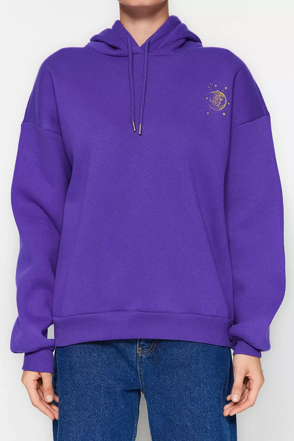 Violet sweatshirt top
