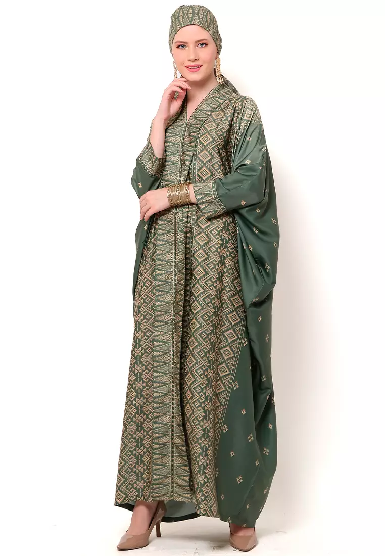 Kanzi Exclusive Long Sleeve Songket Kaftan