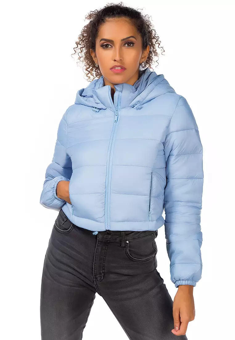 Puffy hoodie top