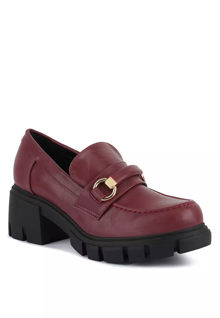 Chunky online platform loafers