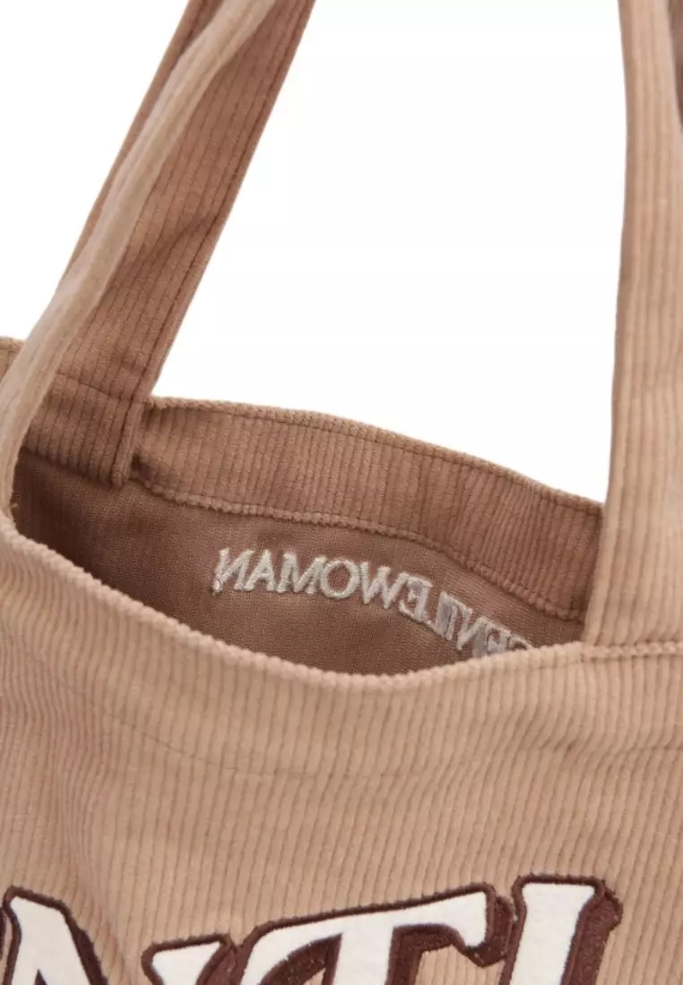 Gentlewoman Corduroy Tote Bag Brown