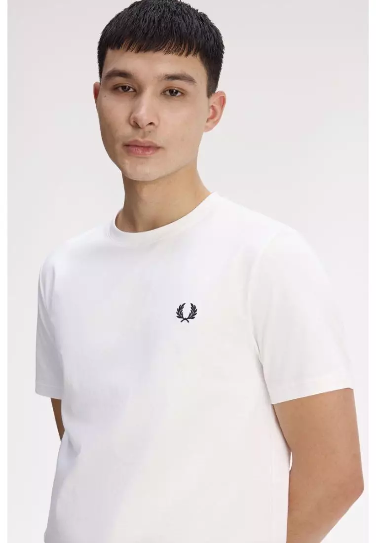Fred Perry M1772 Signature T-Shirt (White)