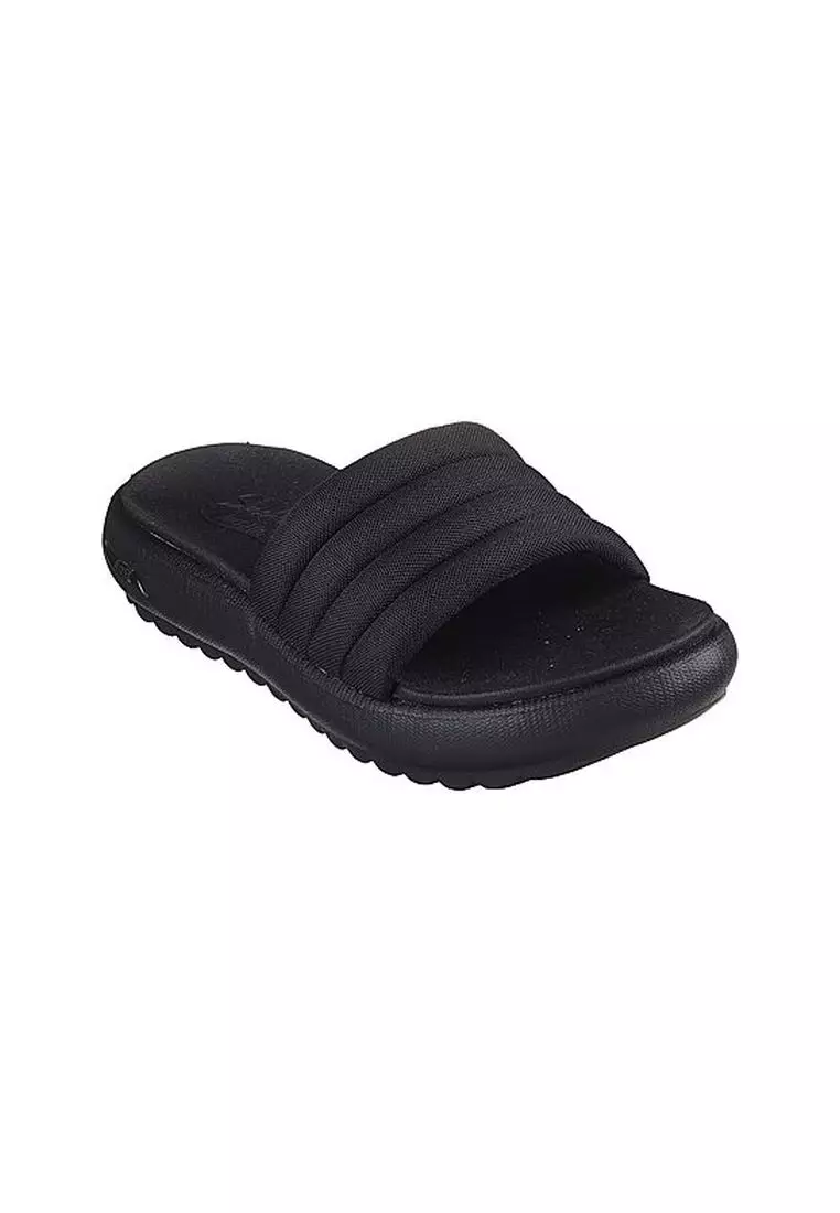 Discount on Skechers  shoes - SKU: Skechers Womens Arch Fit Cloud Padded Puffer Slide With Arch Fit