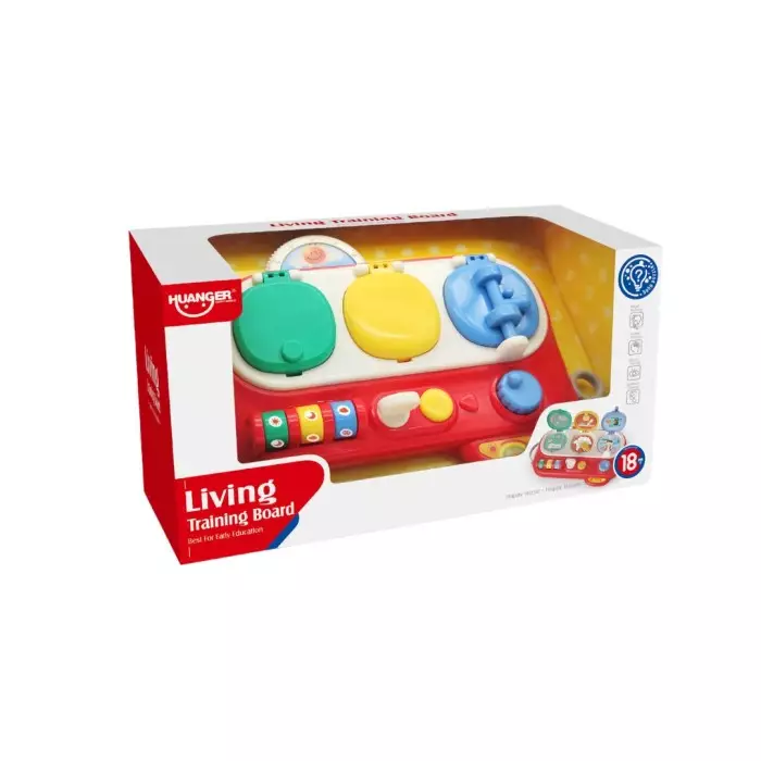 Huanger Puzzle Little Busy Board Toys  - Kado Mainan Motorik Montessori Pretend Play Pop Up Anak Balita Bayi 1 Tahun