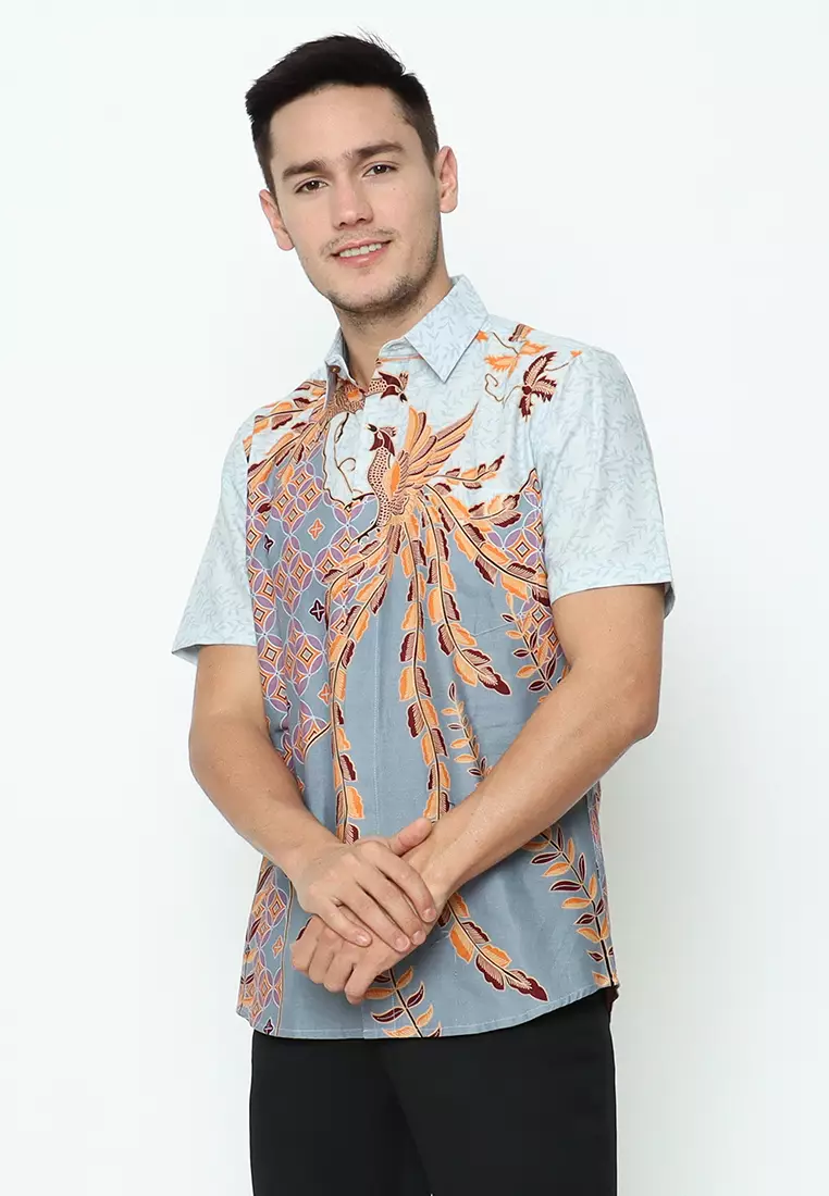 HENRY HONEY HEM PENDEK AKSA BATIK