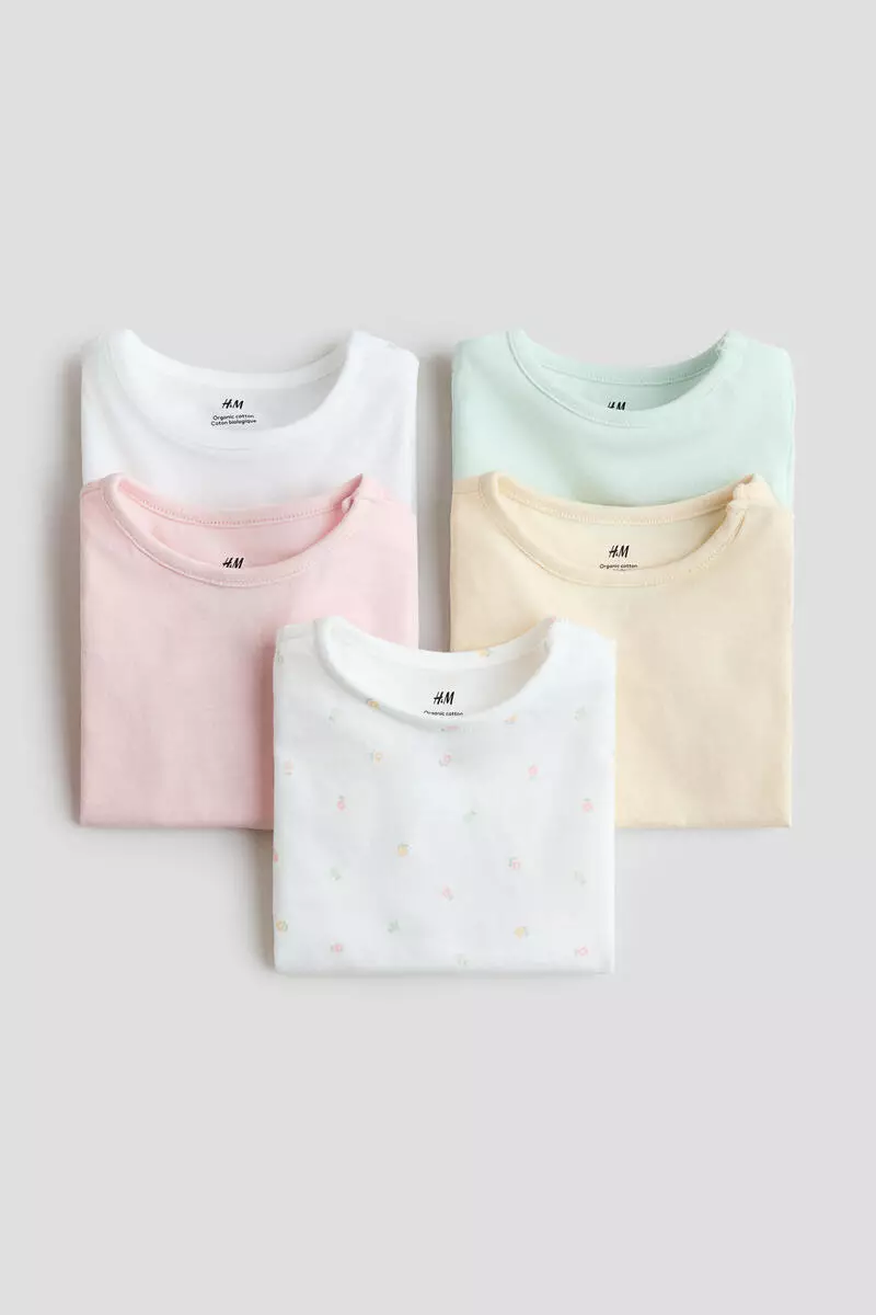 5-pack cotton T-shirts
