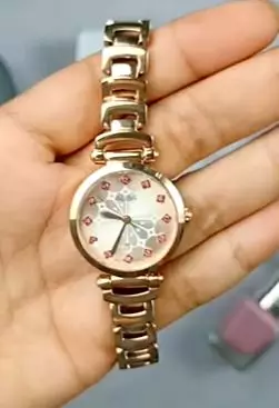 Jam Tangan Wanita Alba Fashion AH7N78 AH7N78X1 Strap Stainless Fine Rose Gold Color Steel Quartz Watches