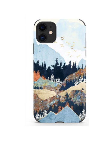 Kings Collection white Forest Painting iPhone 12/12 Pro Case (KCMCL2133) 7D22FAC602553FGS_1