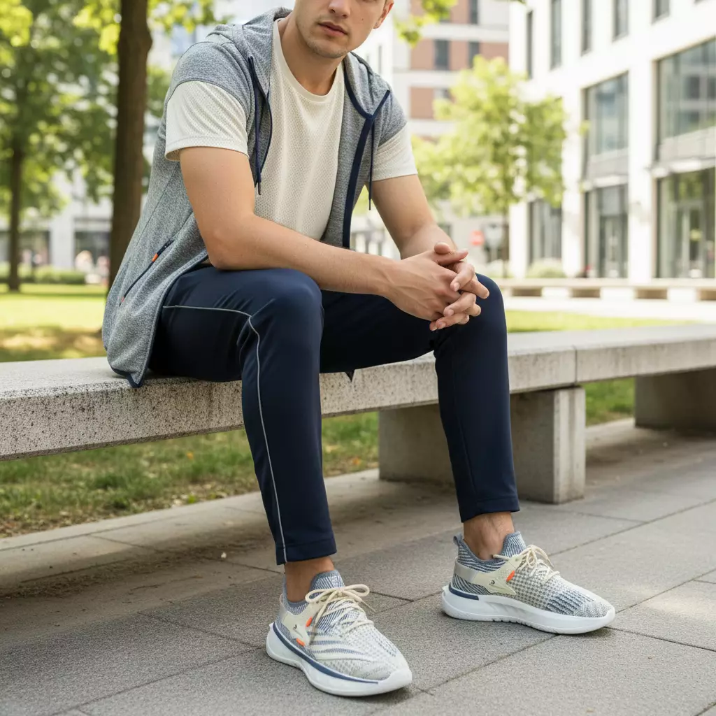 PAULMAY Sepatu Sneakers Pria Wanita Osaka Series Beige