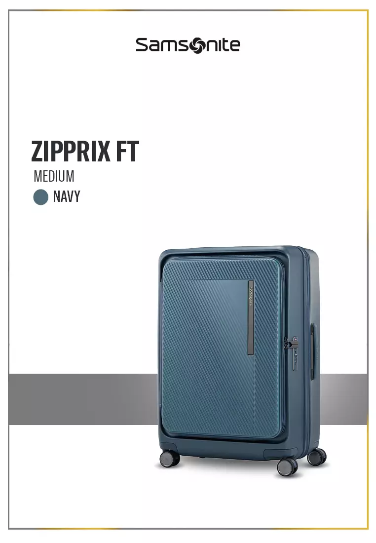 Samsonite Koper Hardcase Zipprix FT Spinner 25 Inch EXP FT - Navy