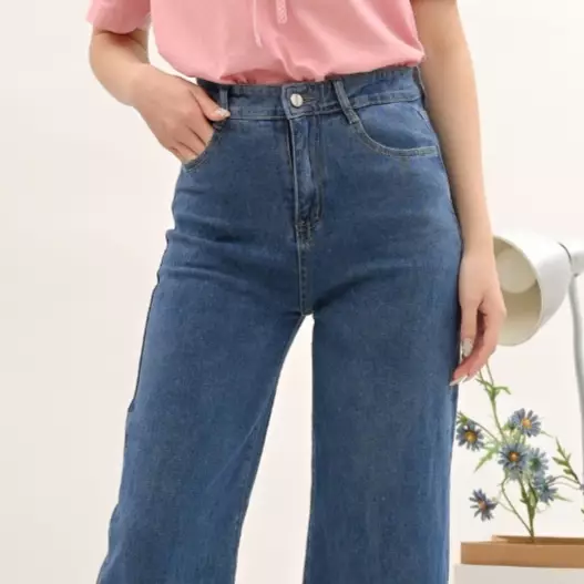 Liz Flare Jeans Highwaist in Blue