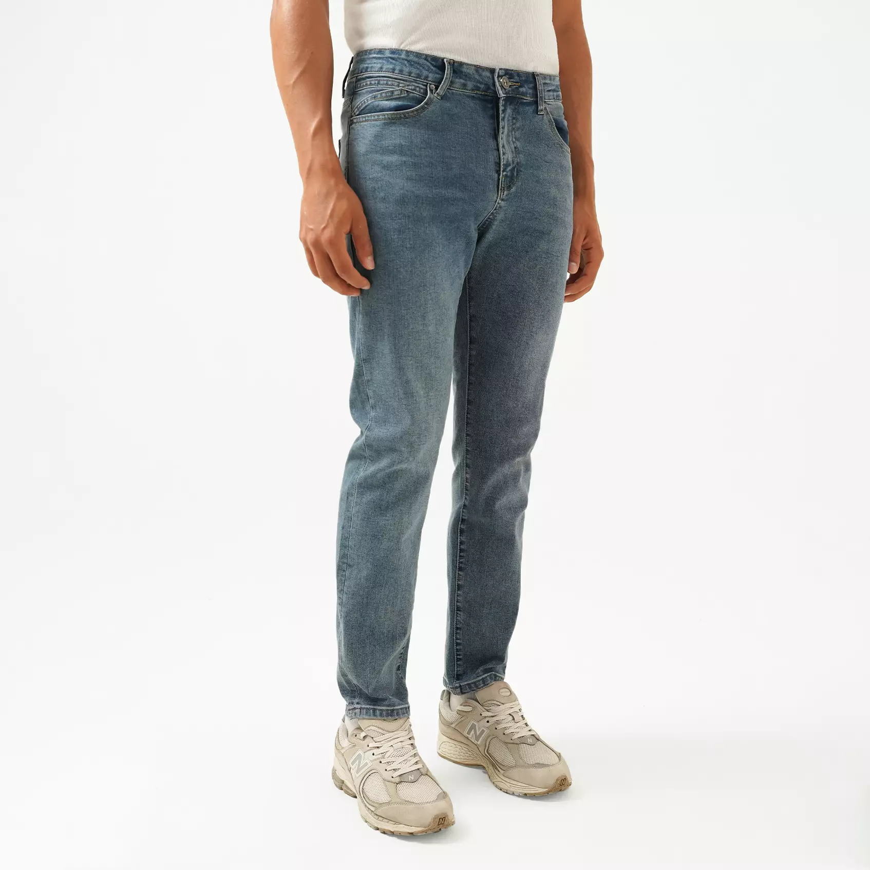 CELCIUS Celana Denim Panjang Slim Fit I31000431C Biru