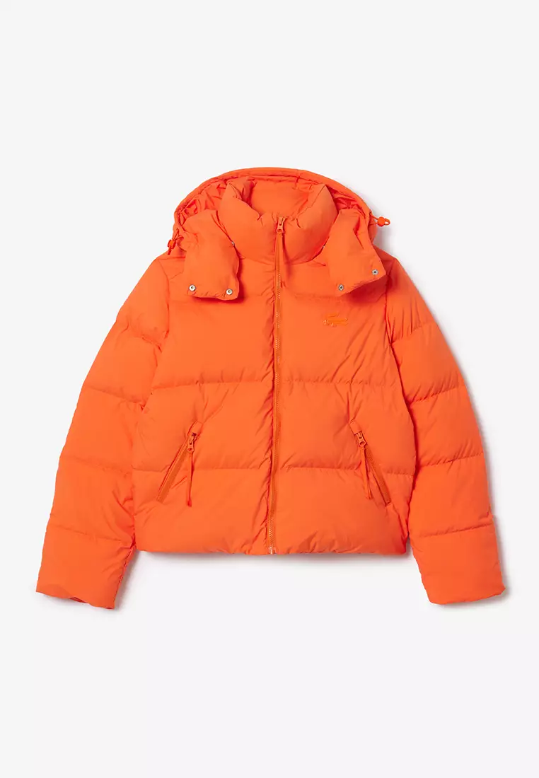 Padded Down Logo Jacket with Hood