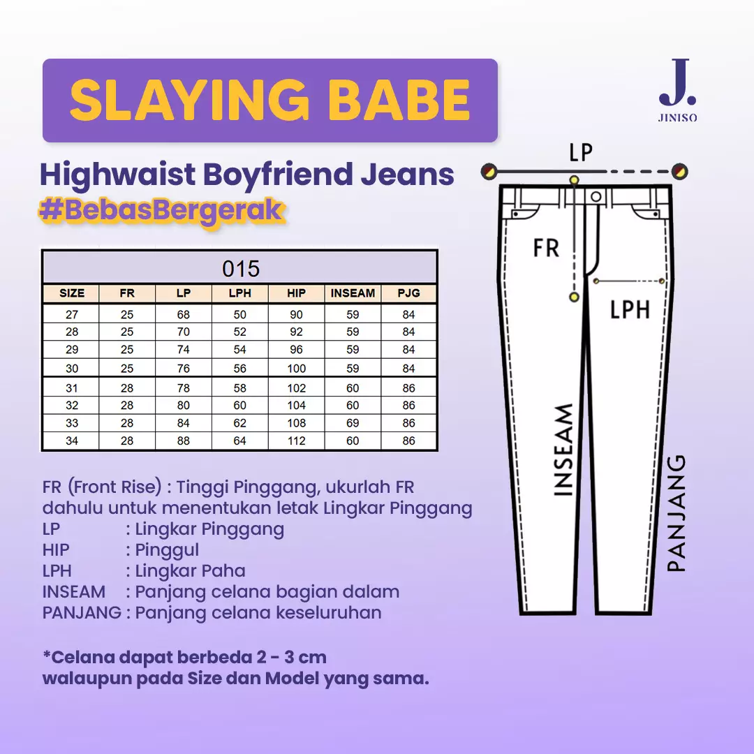 HW Boyfriend Jeans 015 SLAYING BABE