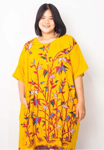 Jual Sekar Mekar Unggul Jaya Daster Batik Premium Extra Jumbo Motif 702 Yellow Original Zalora Indonesia
