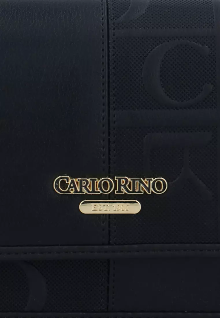 Buy Carlo Rino CR Versa Crossbody Wallet - Black Online | ZALORA Malaysia