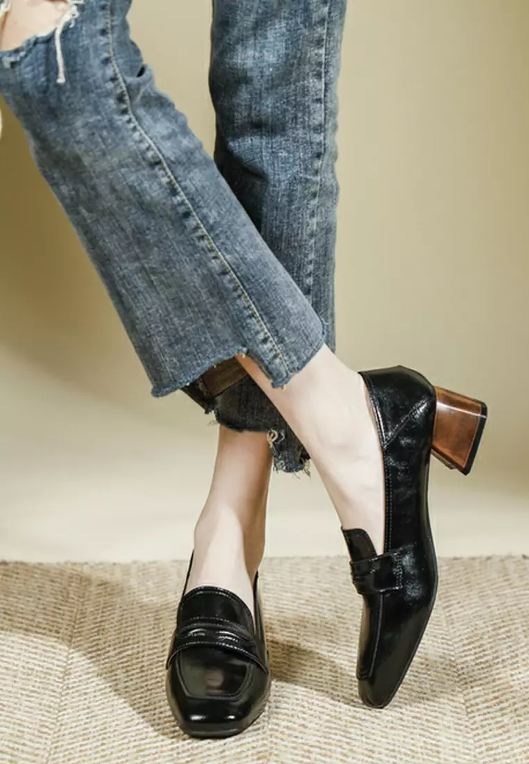 Buy Twenty Eight Shoes 4CM Penny Leather Loafer TE6988-2