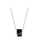 ZITIQUE black Women's Minimalist Cylindrical Necklace - Black 1D680AC52D9A78GS_1