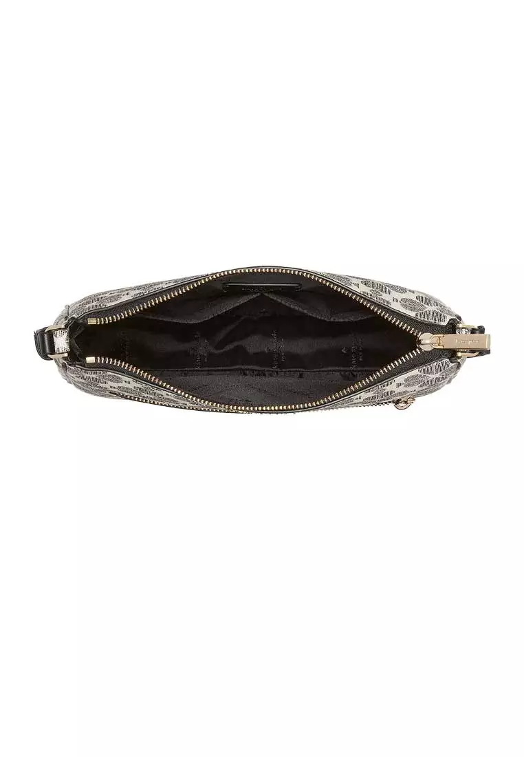 Signature Spade Flower Swingpack Crossbody Bag Black Multi KG481