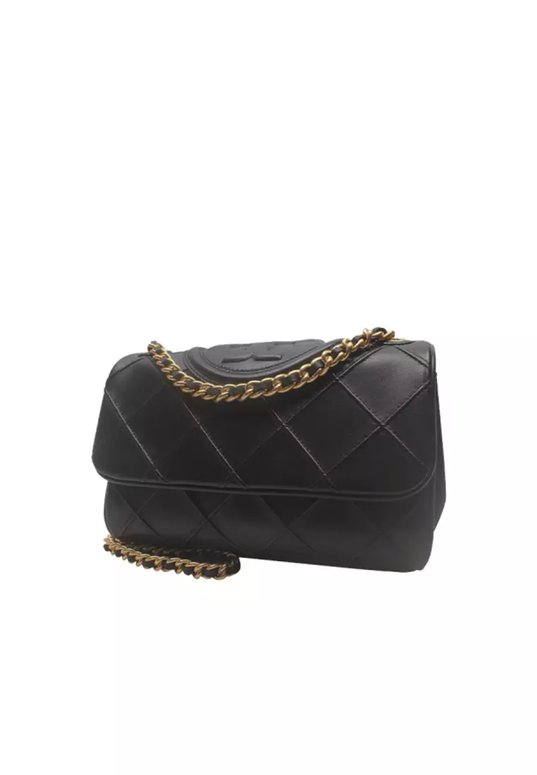 Fleming Convertible Shoulder Bag in Black 139060