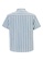 Urban Revivo blue Stripes Button Up Shirt DE1CCAA741489EGS_5