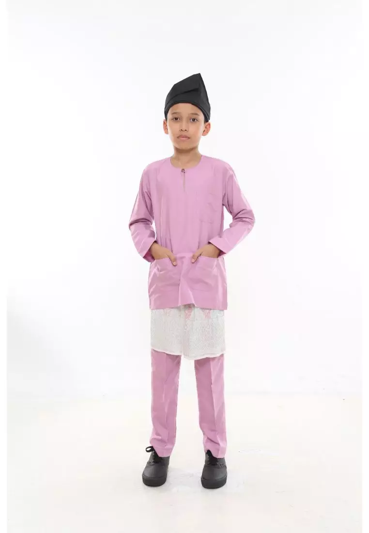 Baju Melayu Moden Teluk Belanga For Kids