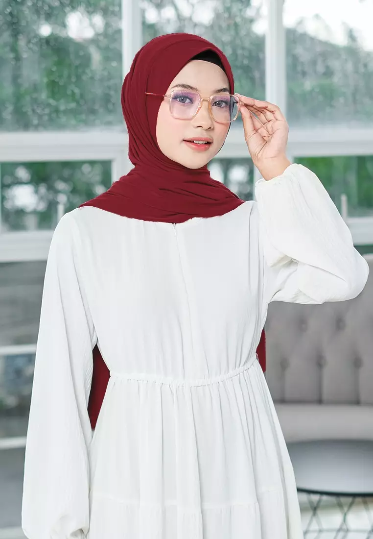 HIJAB INSTAN ZENYA - MAROON