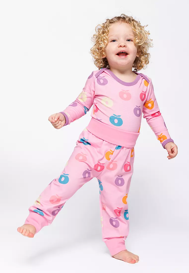 Ulm pants for baby with apples