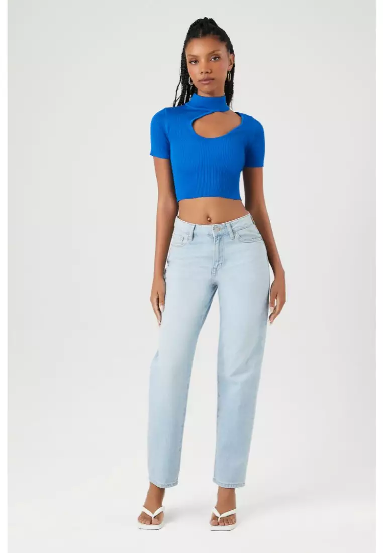 Sweater store crop tee
