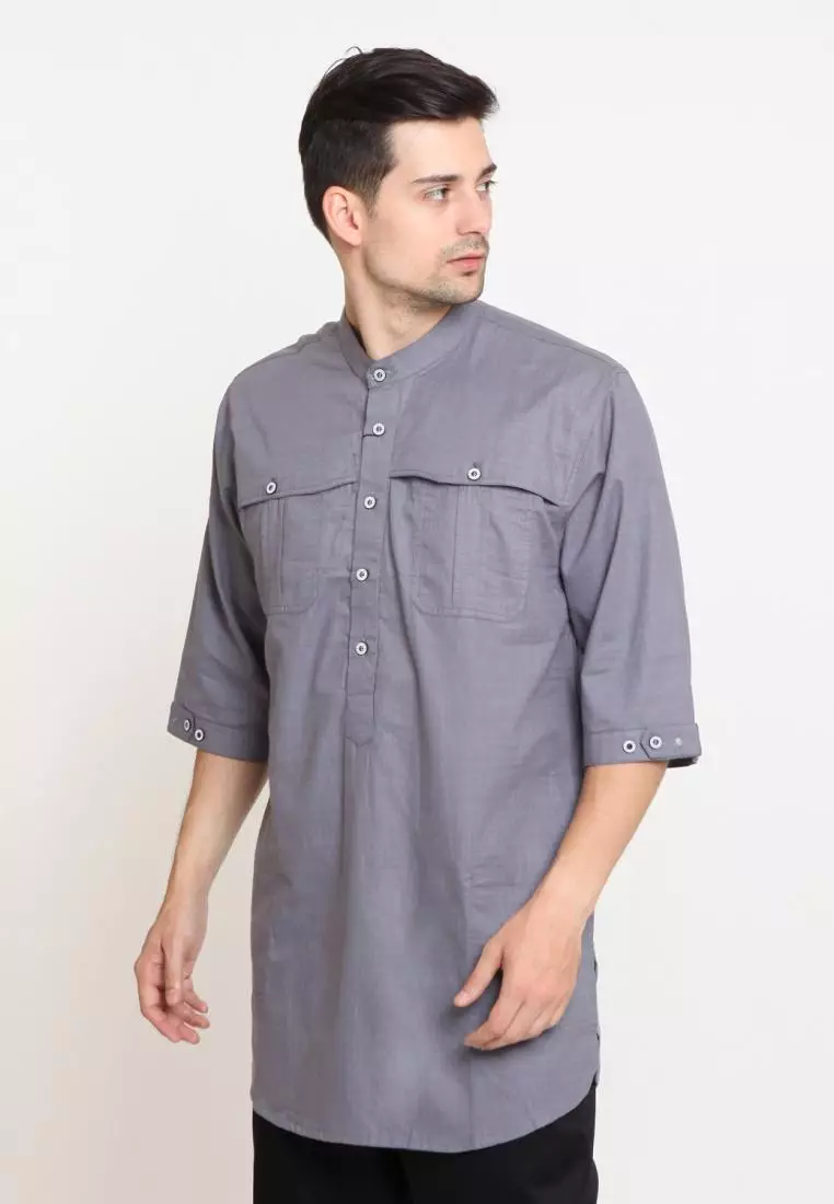 Baju Koko Pria Muslim Zayidan Jabri - Abu
